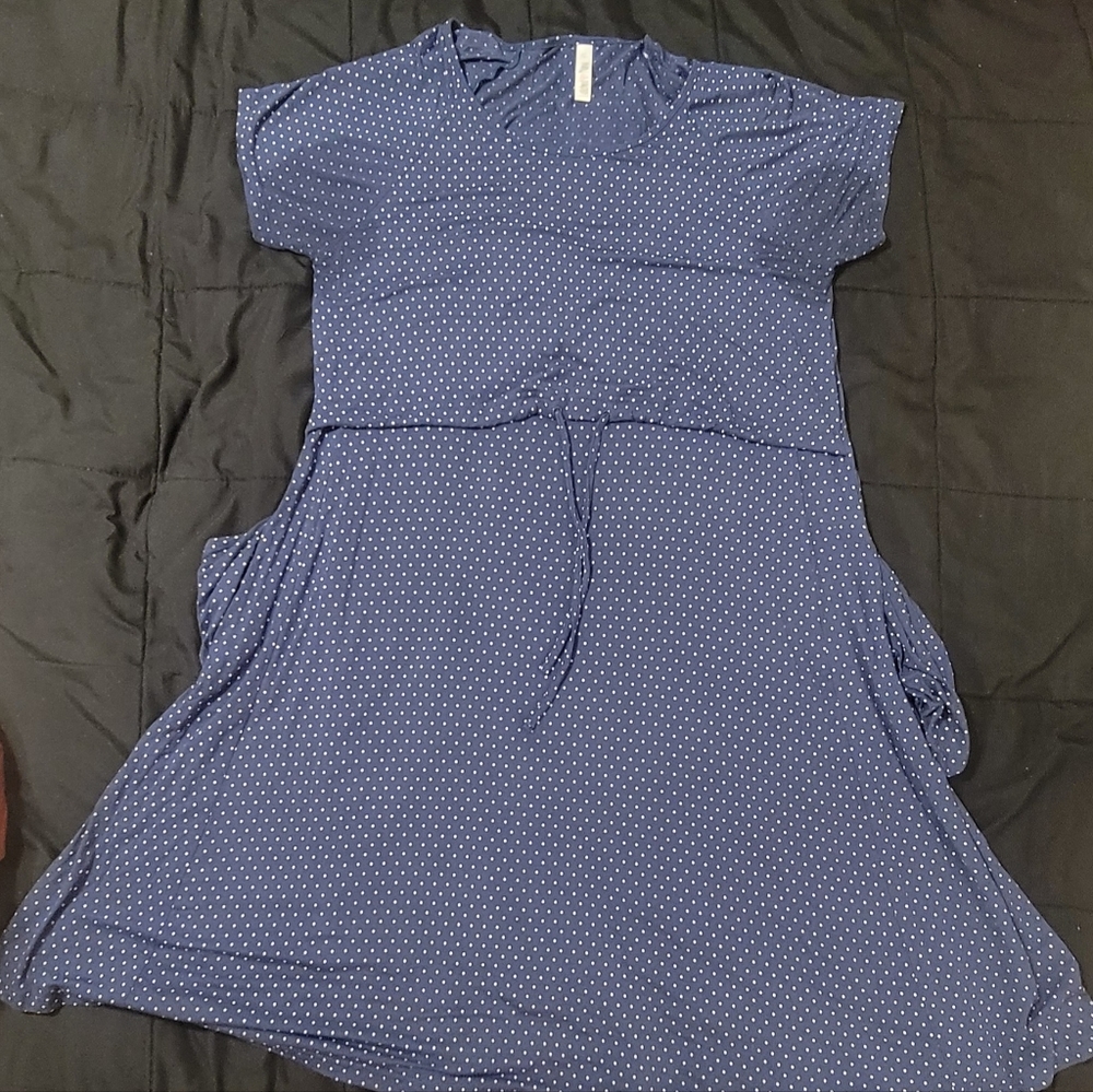 Latched Mama Tshirt Drawstring nursing dress